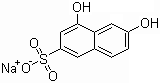 2,8-二羟基萘-6-磺酸钠分子式结构图