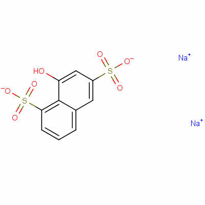 1-萘酚-3,8-二磺酸二钠盐分子式结构图