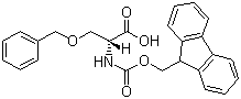 Fmoc-O-苄基-L-丝氨酸分子式结构图