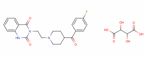 酒石酸酮色林分子式结构图