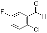 2-氯-5-氟苯甲醛分子式结构图