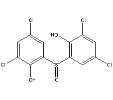 氧硫氯酚分子式结构图