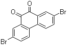 2,7-二溴菲醌分子式结构图