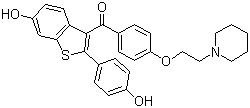 雷洛昔芬分子式结构图