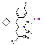 盐酸西布曲明分子式结构图