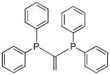 1,1-双(二苯基膦)乙烯分子式结构图