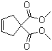 3-环戊烯-1,1-二羧酸二甲酯分子式结构图