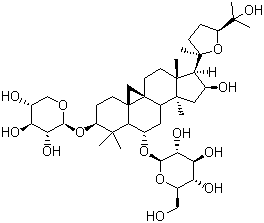 黄芪甲甙 IV分子式结构图