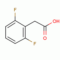 2,6-二氟苯乙酸分子式结构图