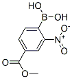 4-甲氧羰基-2-硝基苯硼酸分子式结构图