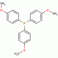 三(4-甲氧苯基)膦分子式结构图