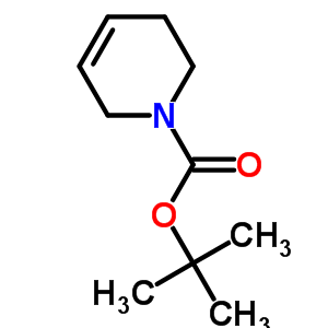 N-BOC-1,2,3,6-四氢吡啶分子式结构图