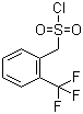 2-(三氟甲基)苄磺酰氯分子式结构图