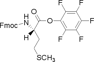 N-Α-FMOC-L-蛋氨酸五氟苯酯分子式结构图