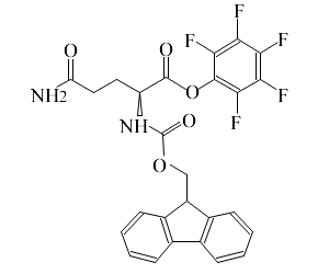 Fmoc-GLN-OPfp分子式结构图