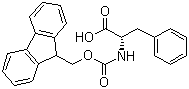 Fmoc-D-苯丙氨酸分子式结构图