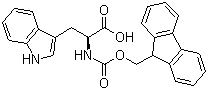 Fmoc-D-色氨酸分子式结构图