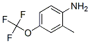 2-甲基-4-(三氟甲氧基)苯胺分子式结构图