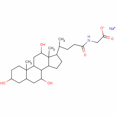 甘胆酸钠分子式结构图