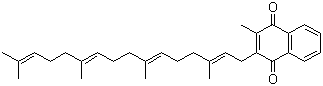 四烯甲萘醌分子式结构图