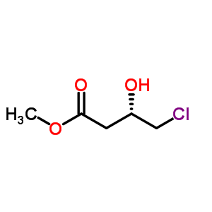 4-氯-3-羟基丁酸甲酯分子式结构图