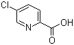 5-氯吡啶-2-羧酸分子式结构图