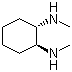 (1S,2S)-(-)-N,N'-二甲基-1,2-环己二胺分子式结构图