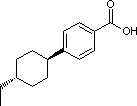 4-乙基环己基苯甲酸分子式结构图