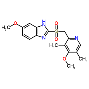 埃索美拉唑EP杂质D分子式结构图