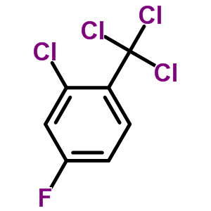 2-氯-4-氟三氯甲苯分子式结构图