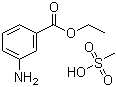 间氨基苯甲酸乙酯甲磺酸盐分子式结构图