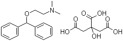 苯海拉明柠檬酸酯分子式结构图