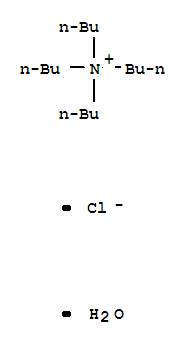 N，N，N-三丁基-1-丁铵氯化物水合物（1：1：1）分子式结构图