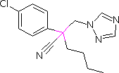 腈菌唑分子式结构图