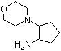 1-(吗啉-4-基)-2-氨基环戊烷分子式结构图