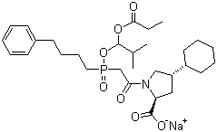 福辛普利钠分子式结构图