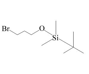 (3-溴丙氧基)叔丁基二甲基硅烷分子式结构图