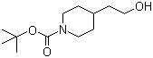 N-Boc-4-哌啶乙醇分子式结构图