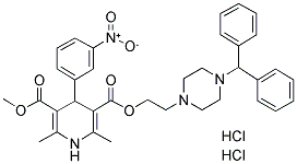 盐酸马尼地平分子式结构图