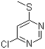 4-氯-6-甲硫基嘧啶分子式结构图