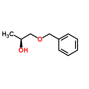 (R)-1-苄氧基-2-丙醇分子式结构图