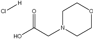 4-吗啉乙酸 盐酸盐分子式结构图