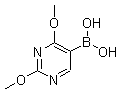 2,4-二甲氧基嘧啶-5-硼酸分子式结构图