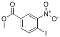 4-碘-3-硝基苯甲酸甲酯分子式结构图