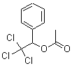 乙酸三氯甲基苯甲酯分子式结构图