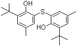 2,2'-硫代双(4-甲基-6-叔丁基苯酚)分子式结构图