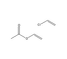 氯乙烯-醋酸乙烯共聚物(LC-201)分子式结构图