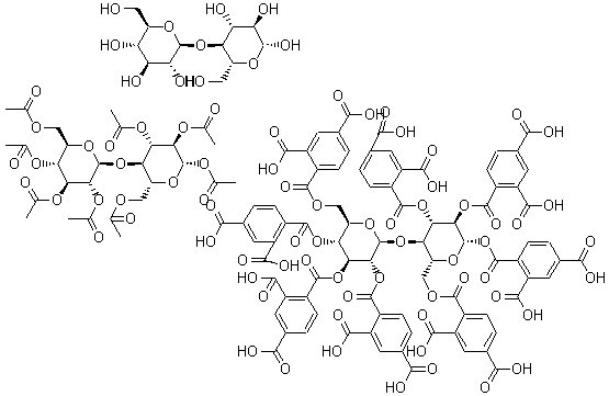 一醋酸纤维素分子式结构图