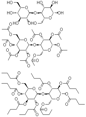 醋酸丁酸纤维素分子式结构图