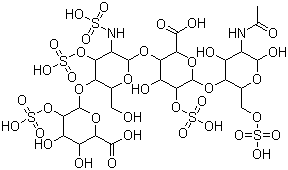 肝素分子式结构图